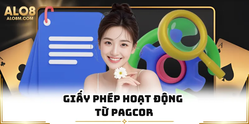 Giấy phép hoạt động từ PAGCOR